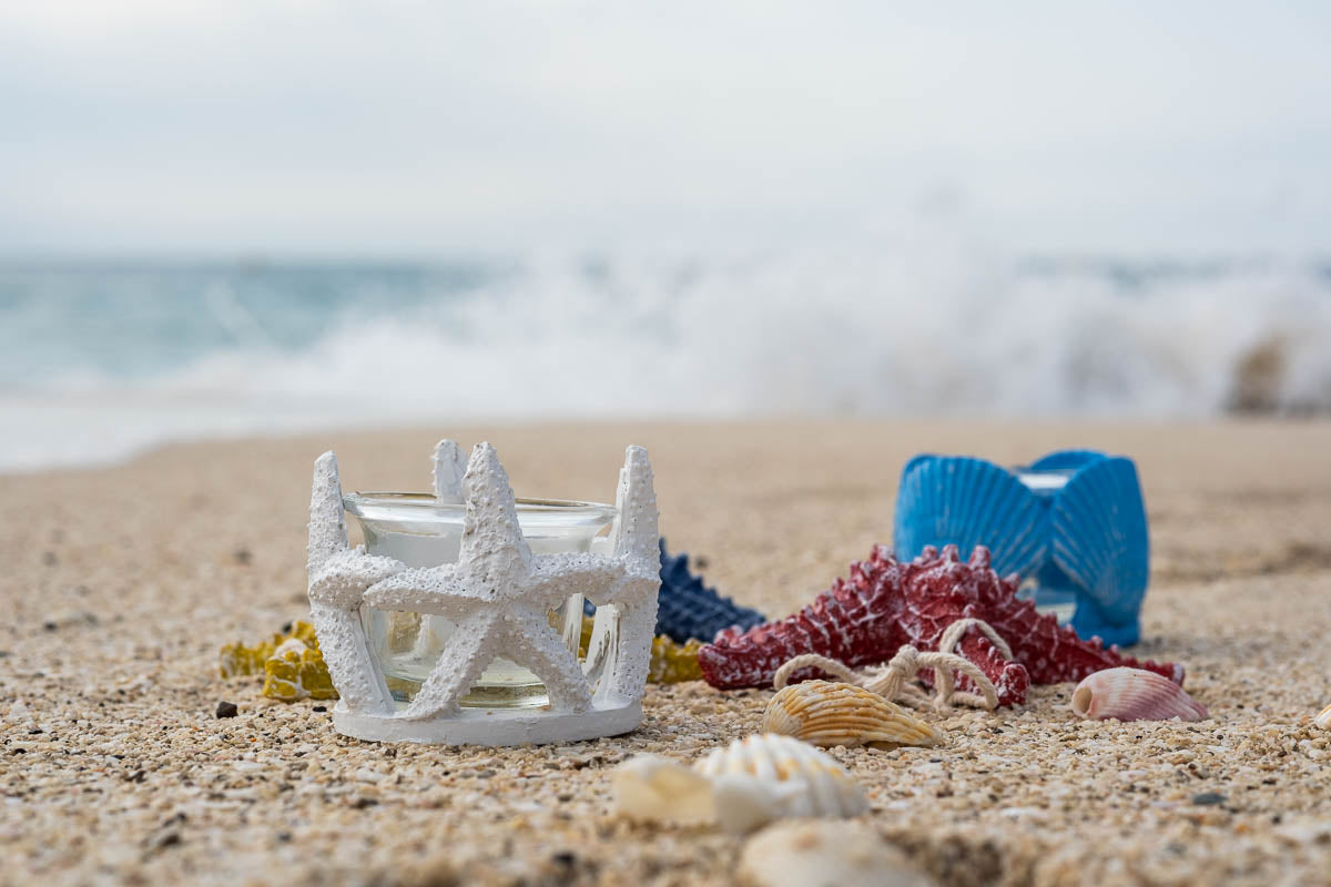 Seastory.co Seashell handmade mirror and home decor products, candle holders and seashell art